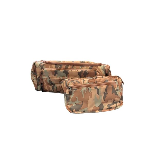 Lug Trolley Pink Camo Travel Cosmetic Toiletry Bag  and Parasail Bag SET NEW - Picture 2 of 14